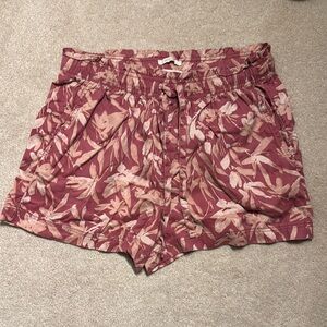 Cynthia Rowley 100% Lyocell Floral Print Women's Shorts